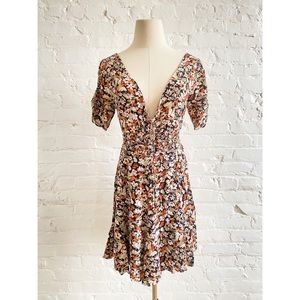 FREE PEOPLE Floral Mini Dress
